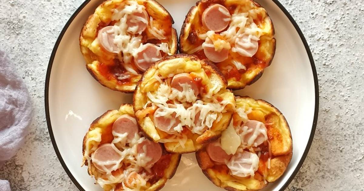 Resep Pizza Mini Roti Tawar Oleh Presella Cookpad