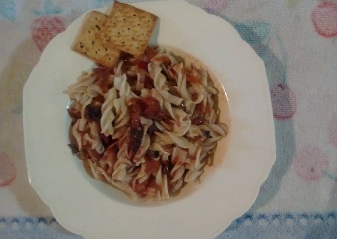 Salsa De Vegetales Con Fideos Tirabuz N Receta De Memo De Vernazza Cookpad