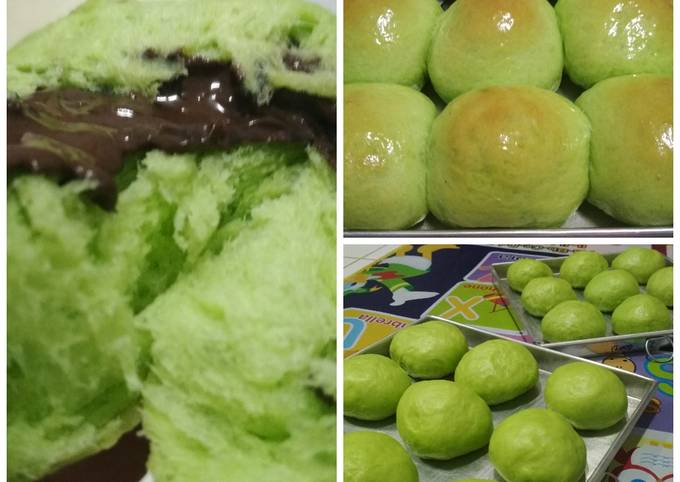 Resep Roti Sobek Pandan Isi Coklat Oleh Dapoer Nenk Cookpad