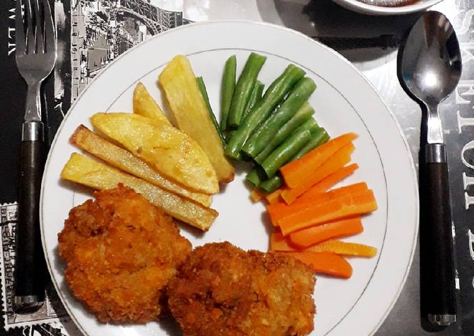 Resep Chicken Katsu Saus Bbq Oleh Priska Koes Cookpad