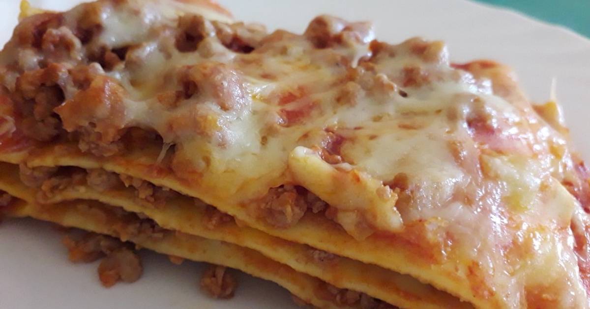 Lasagne Besamel mártás nélkül Tóth Angéla receptje Cookpad receptek