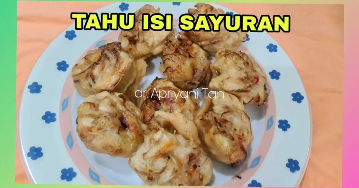 Resep Tahu Isi Sayuran Oleh Dr Apriyani Tan Cookpad