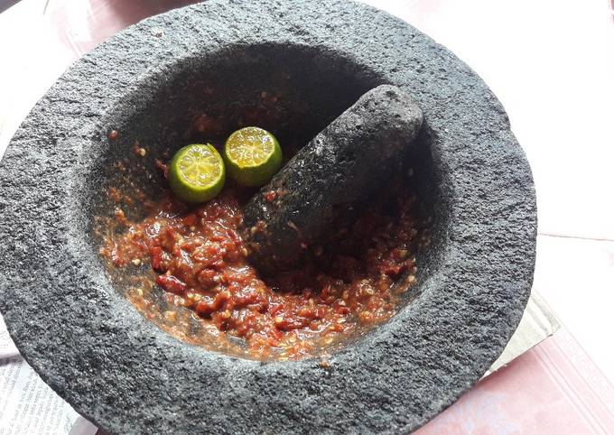 Resep Sambel Terasi Bangka Oleh Henny L Tobing Cookpad