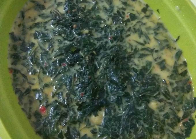 Resep Sayur Daun Singkong Kuah Susu Oleh Risma Damayanti Cookpad