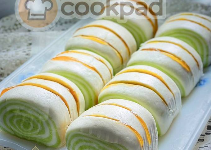 Resipi Pandan Mantou Seri Kaya Rice Cooker Oleh Aznie Khasri Cookpad