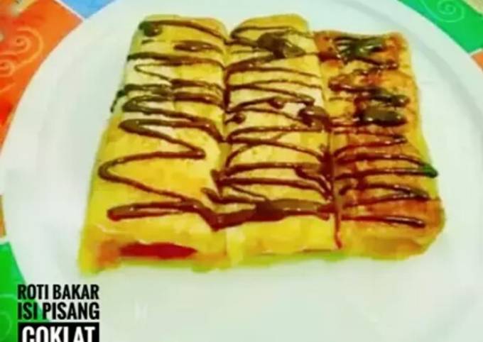 Resep Roti Bakar Isi Pisang Coklat Oleh Farida Sulthan Cookpad