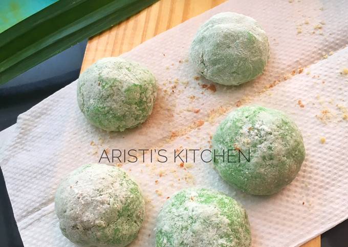 Resep Mochi Pandan Dg Filing Kacang Tanah Oleh Pratiwi Pramuharsih