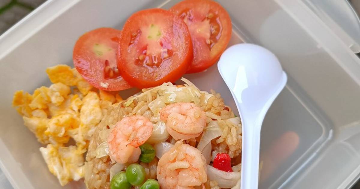 Resep Nasi Goreng Mix Sayuran Kacang Polong Jagung Wortel Dan Kubis