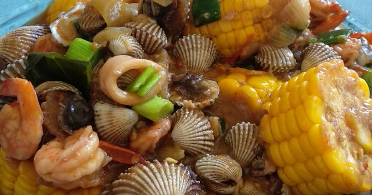 Resep Seafood Cumi Udang Kerang Saus Tiram Enak Dan Mudah Cookpad