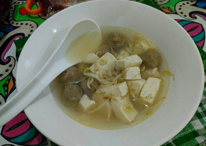 Resep Sup Tahu Toge Baso Oleh Ocha Cookpad