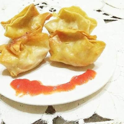 Resep Pangsit Goreng Isi Tahu Telur Udang Rebon Jagung Manis Oleh