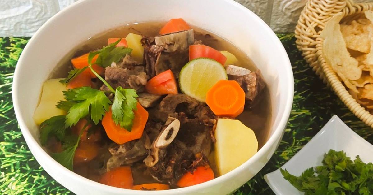 Resep Sup Tulang Iga Dan Daging Presto Oleh Priska Koes Cookpad