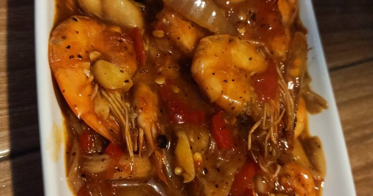 Resep Udang Saus Lada Hitam Oleh Afriyanti Putri Cookpad