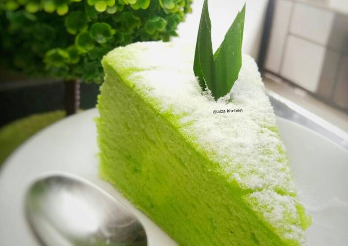 Resep Ogura Pandan Cake Oleh Alza Kitchen Cookpad