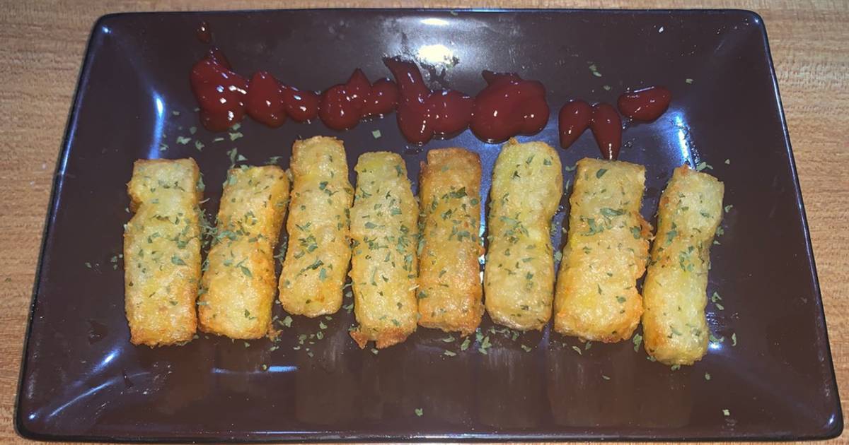 Resep Potato Cheese Stick Kekinian Kentang Goreng Keju Oleh