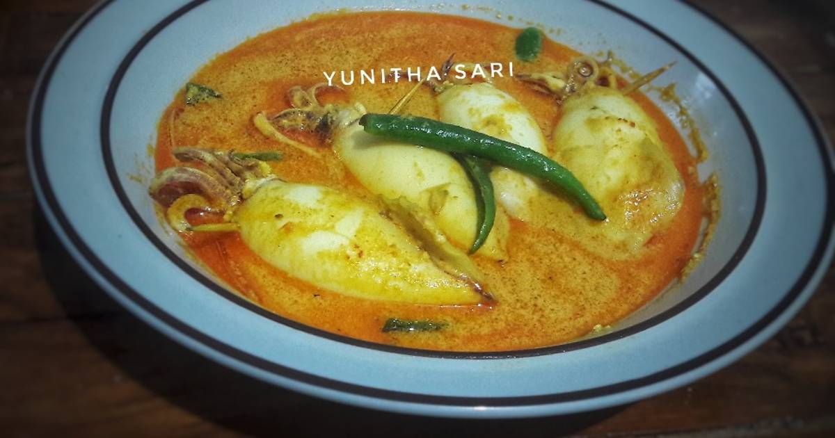 Resep Gulai Cumi Isi Tahu Oleh Yunitha Sari Cookpad