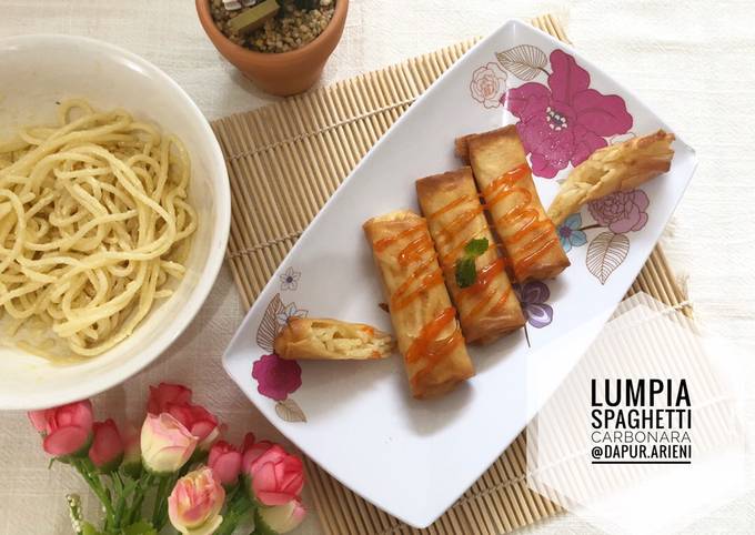 Resep Lumpia Spaghetti Carbonara Oleh Dapur Arieni IG Mrs Arieni