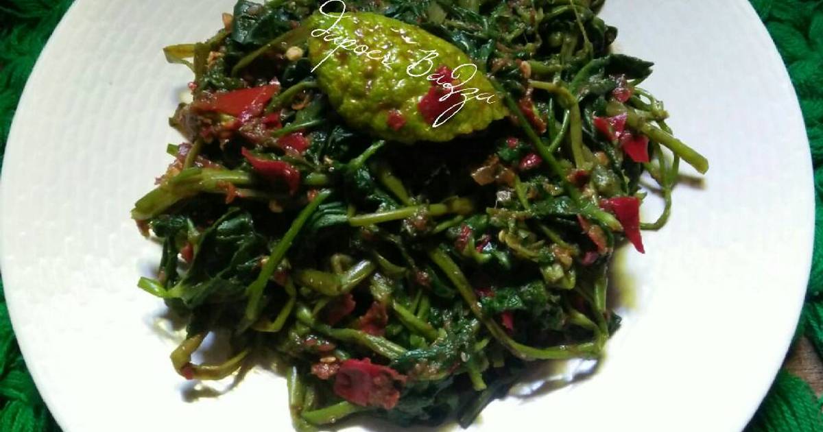 Resep Plencing Kangkung Oleh Nurul Udhiyah Bakri Cookpad