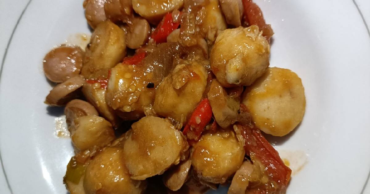 Resep 100 Sosis Bakso Saus Teriyaki Ala Nasi Gila Oleh Nur Aini