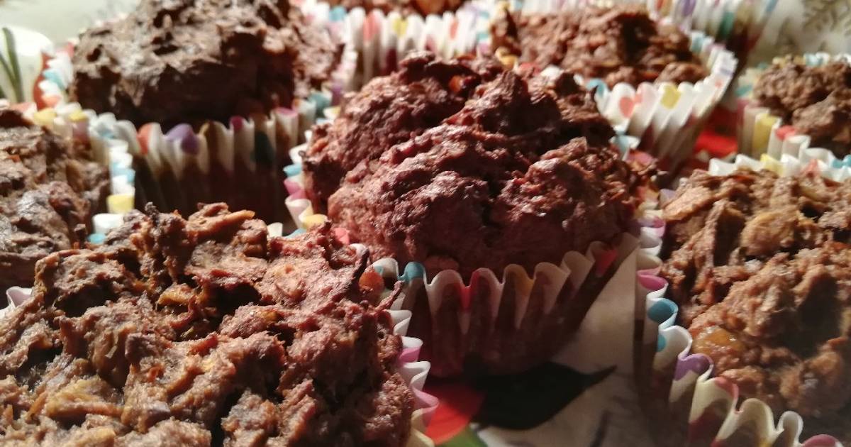 Almás répás zabpelyhes muffin Frey Szilvia receptje Cookpad receptek