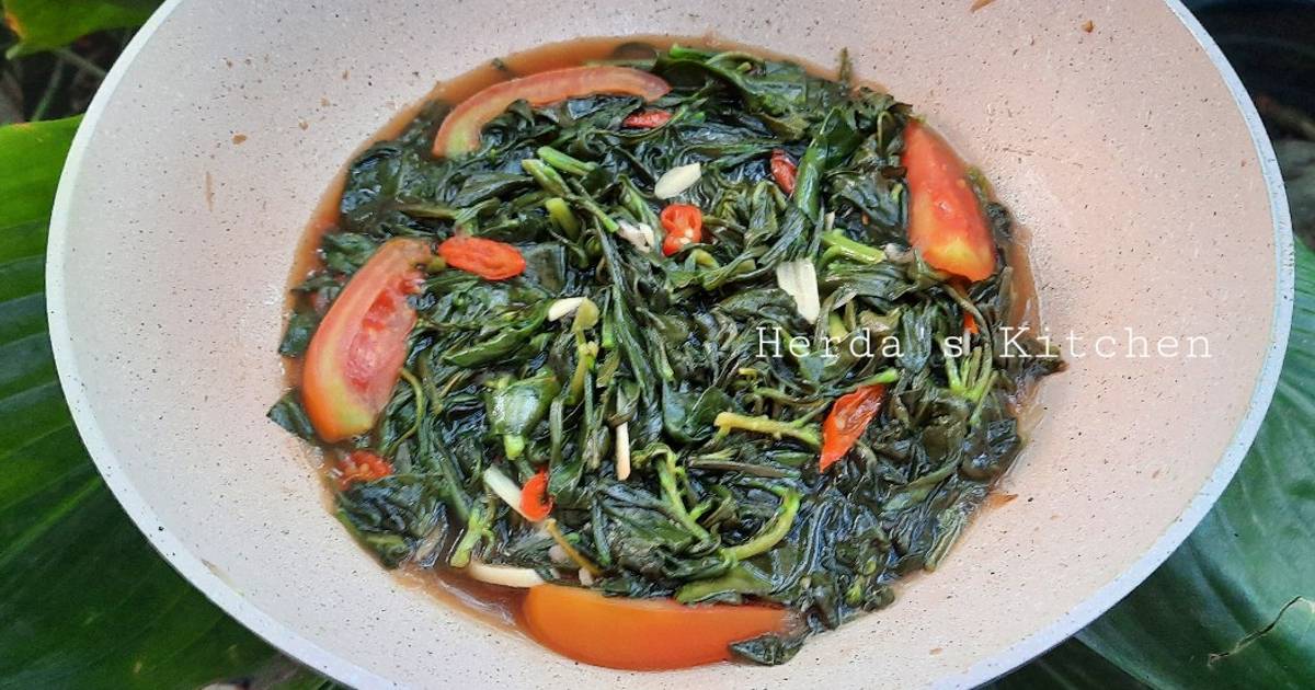 Resep Tumis Daun Ginseng Saus Tiram Oleh Herda S Kitchen Cookpad