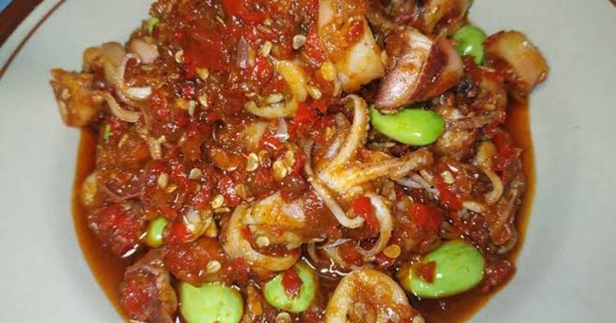 793 Resep Sambal Cumi Asin Pete Pedas Enak Dan Mudah Cookpad