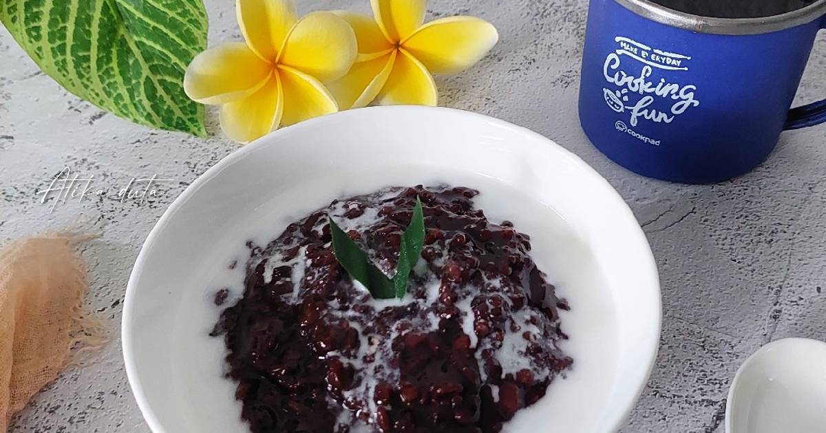 Resep Bubur Ketan Hitam Oleh Atika Duta Cookpad