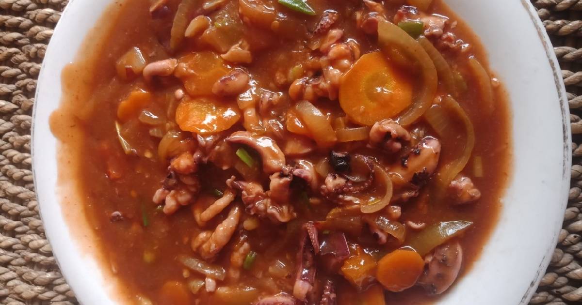 Resep Cumi Asam Manis Pedas Oleh Fiviena Eliza Dewi Cookpad