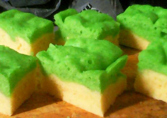 Resep Bolu Kukus 2 Warna Rice Cooker No Mixer Oleh Indiyah Budi