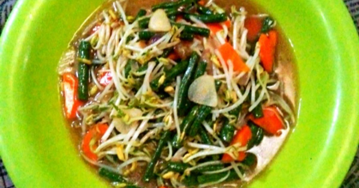 Resep Tumis Tauge Kacang Panjang Saos Tiram Oleh Nyanyah Cookpad