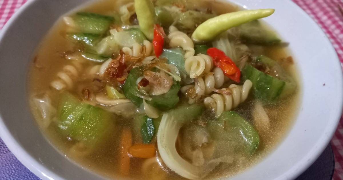 Resep Sop Oyong Macaroni Enak Dan Mudah Cookpad