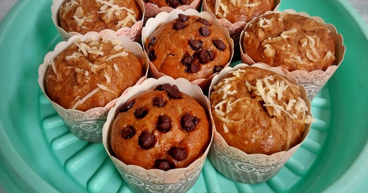 Resep Muffin Pisang Gula Aren Lembut Enak Oleh Desriayu Cookpad