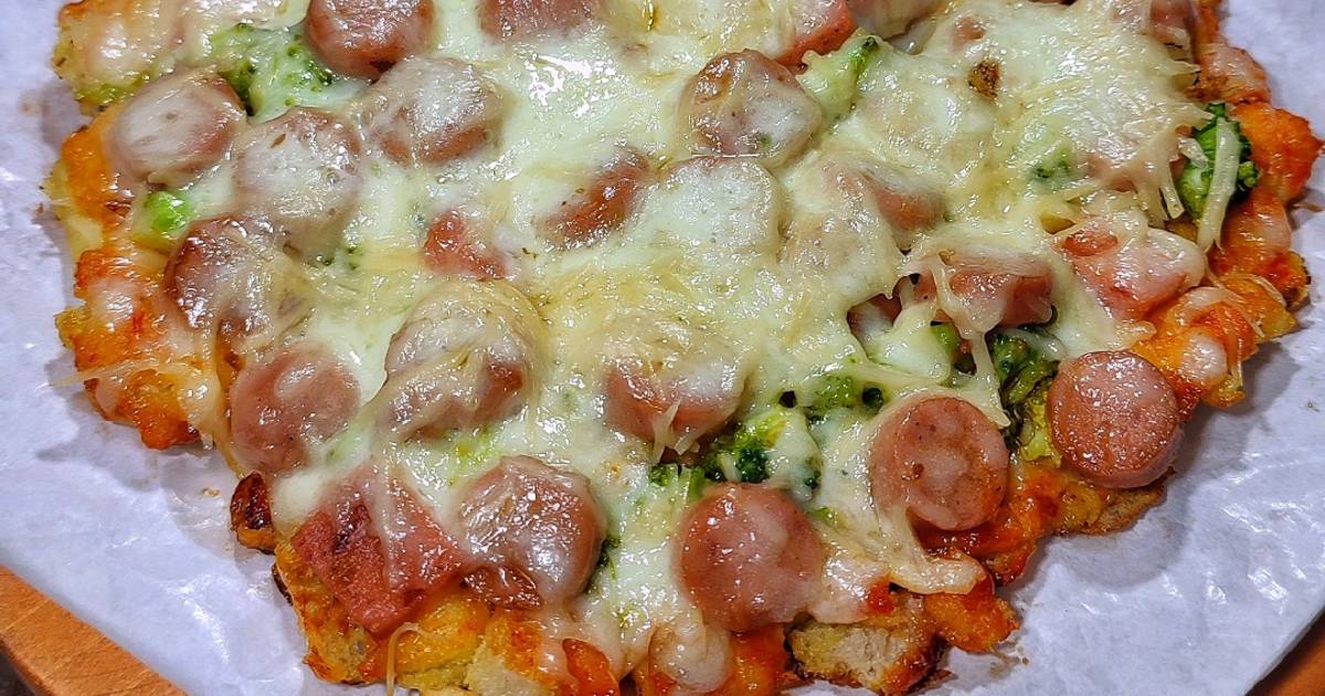 Resep Pizza Roti Tawar Brokoli Oleh Rachma Nita Cookpad