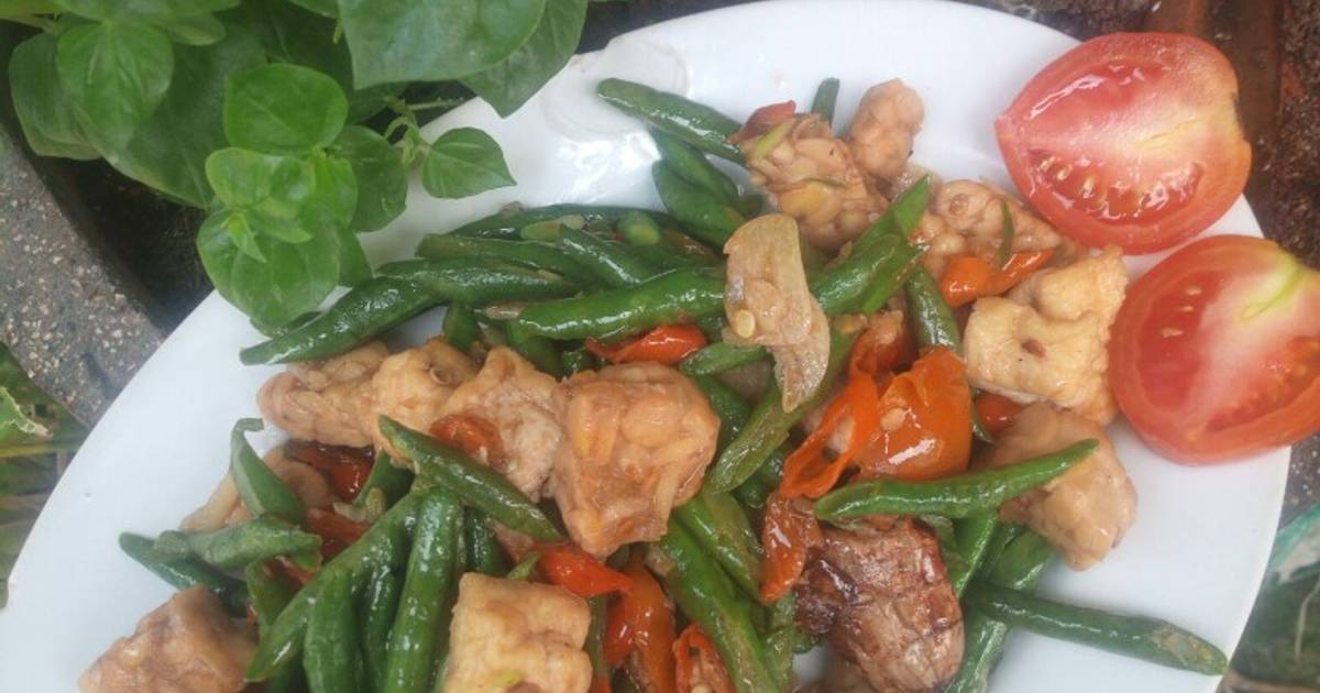 Resep Oseng Tahu Tempe Kacang Panjang Tanpa Kecap Oleh Sumarmi Kingking