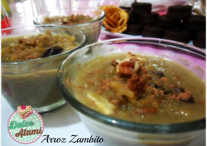 Arroz Zambito Receta De Dulce Atami Cookpad