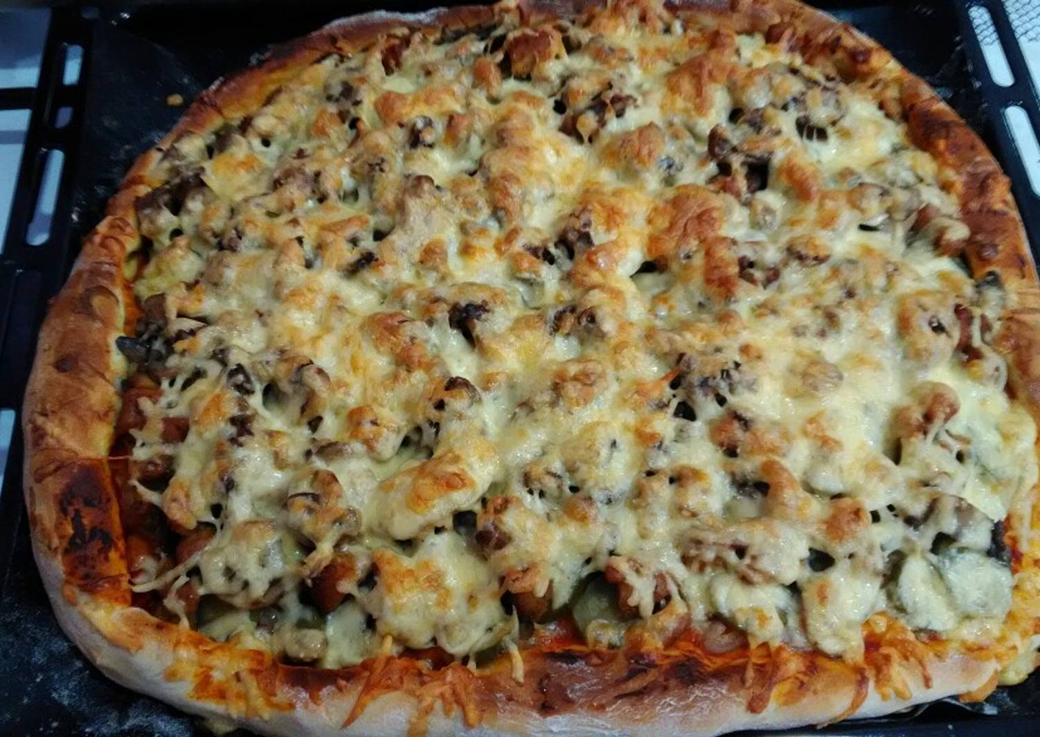 что добавляют в пиццу в домашних условиях рецепт в духовке фото 105