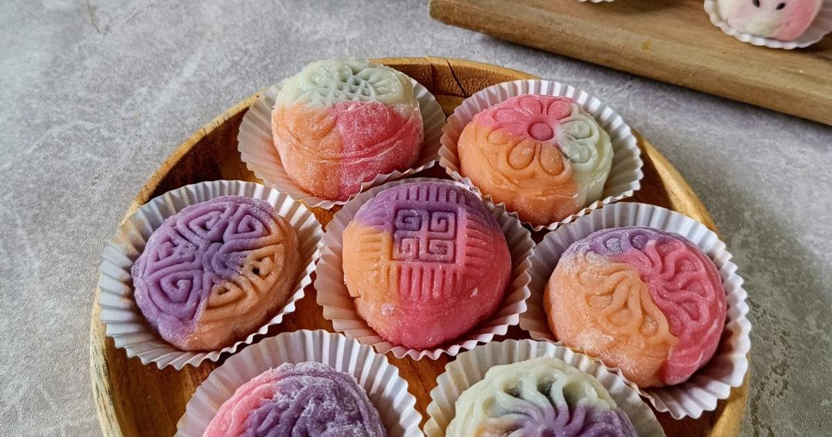 Resep Snow Skin Mooncake Oleh Anna Hadi Ant Cookpad