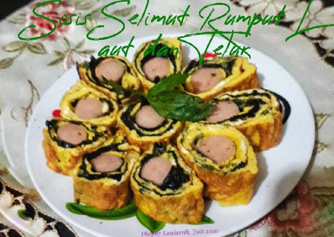 Resep Sosis Selimut Rumput Laut Dan Telur Oleh Lanjarsih Mama Fifian