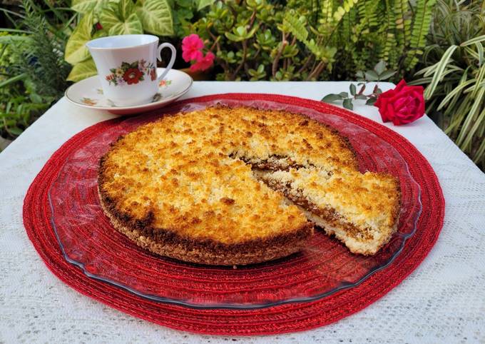 Tarta Arenada Coco Y Dulce De Leche Receta De Carolina Olivera G Cookpad