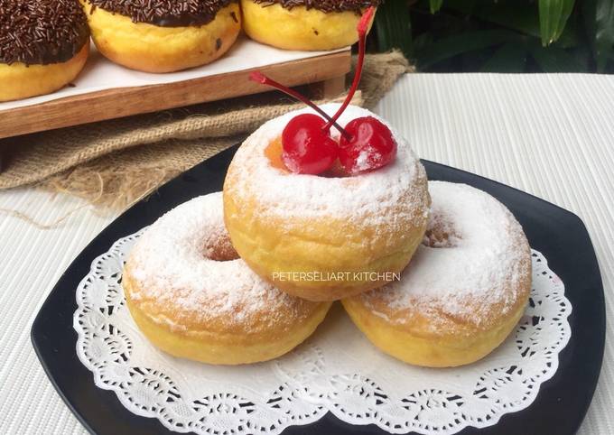 Resep Donat Labu Kuning Empuk Oleh Peterseliart Kitchen Cookpad