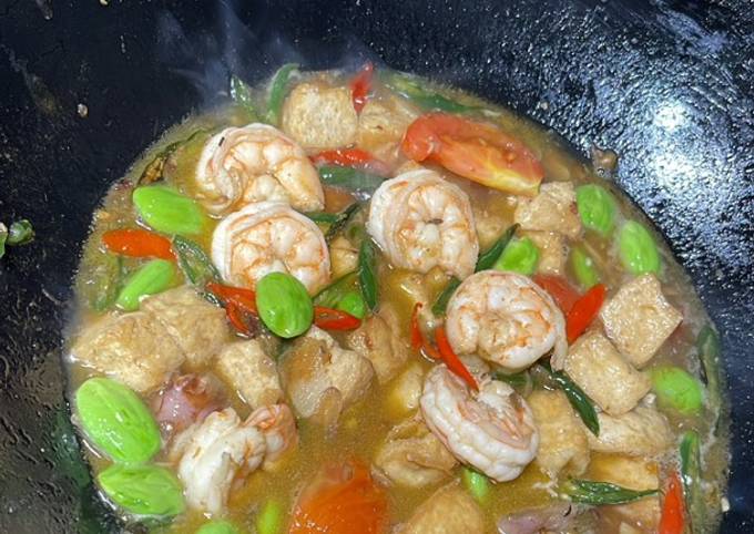 Resep Tumis Tahu Pete Udang Oleh Yui Yuliana Pinkz Cookpad