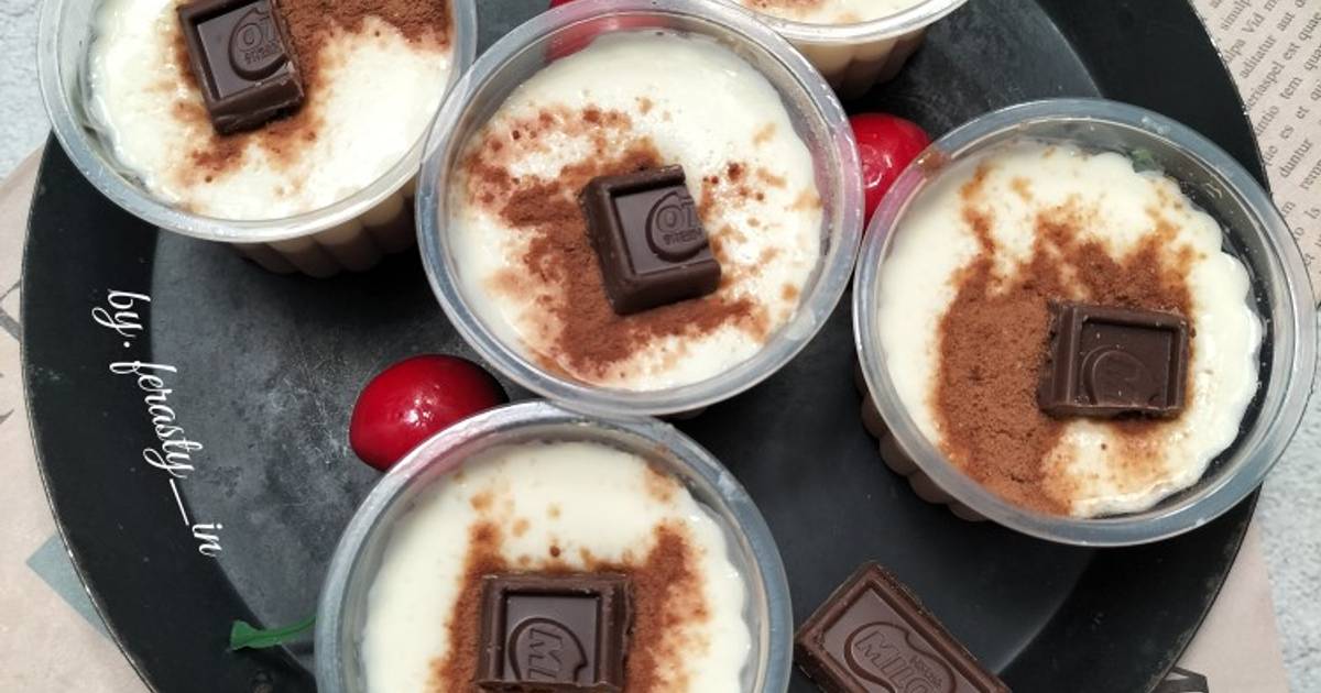 Resep Milo Cheese Puding Oleh Ferasty Cookpad