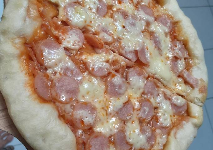 Resep Pizza Teflon No Oven Takaran Sendok Oleh Fatikha Amr Cookpad