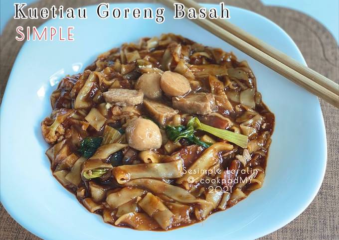 Resipi Kuetiau Goreng Basah Simple Oleh Sesimple Loralin Cookpad