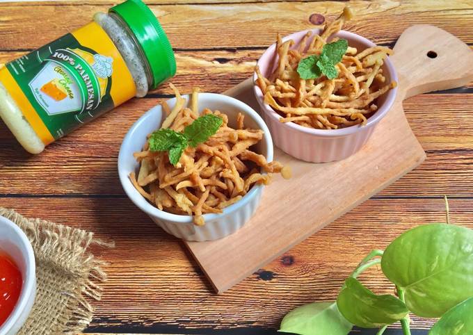 Resep Enoki Crispy Parmesan Oleh Rhinies Kitchen Cookpad