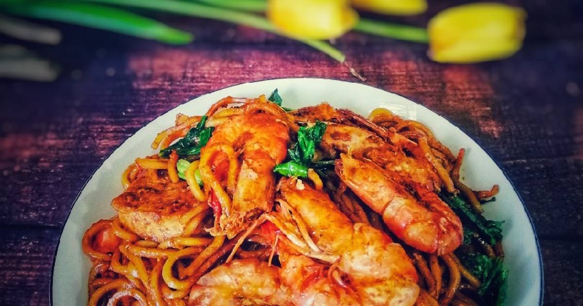 Resipi Mee Goreng Udang Berkicap Oleh Norashikin Rahmat Cookpad