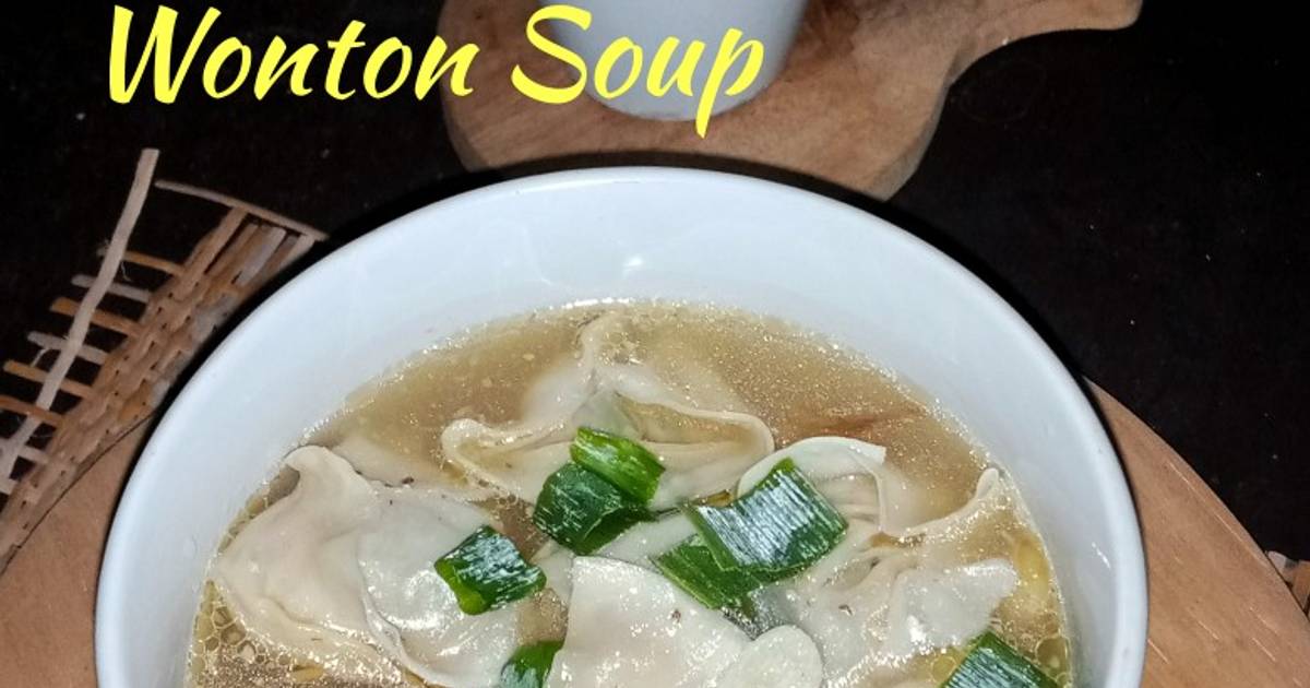 Resep Wonton Soup Oleh DEWI SARASWATI Cookpad