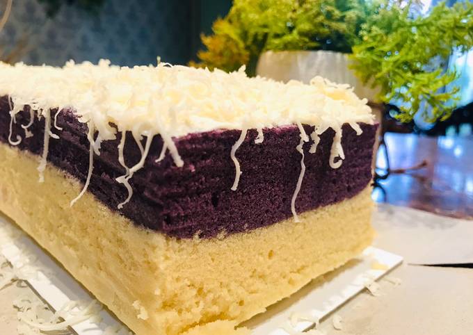 Resep Lapis Talas Bogor Bolu Taro Kukus Oleh Azkaa Cookpad