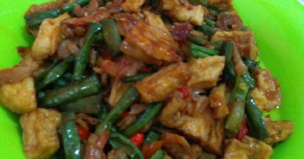 Resep Oseng Kacang Panjang Udang Kering Dan Tahu Oleh Mama Nin Cookpad