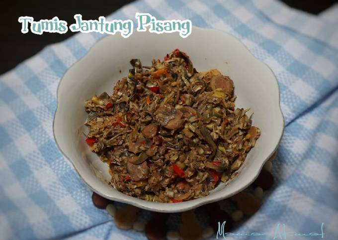 Resep Tumis Jantung Pisang Oleh Mama Akmal Cookpad